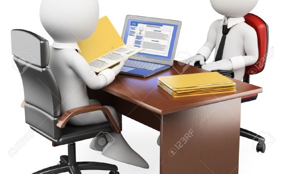 16723453-Personne-3d-affaires-blanc-dans-un-entretien-d-embauche-avec-le-curriculum-vitae-et-profil-social-de-Banque-dimages